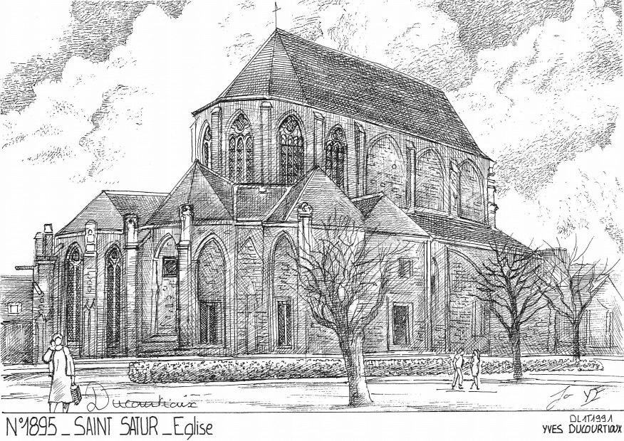N 18095 - ST SATUR - église